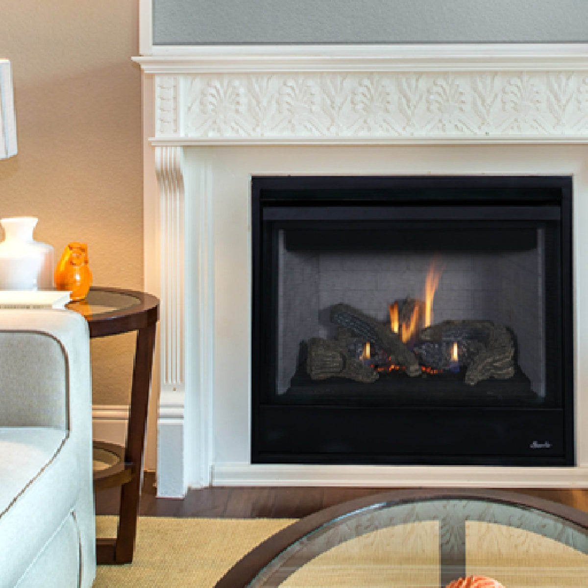 Superior Fireplaces 45-Inch Traditional Direct Vent Natural Gas Electronic Ignition Fireplace [DRT2045DEN-C]