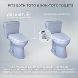 [SW4724] TOTO S7 Washlet Elongated Bidet Toilet Seat With EWater & Manual Classic/Contemporary Lid