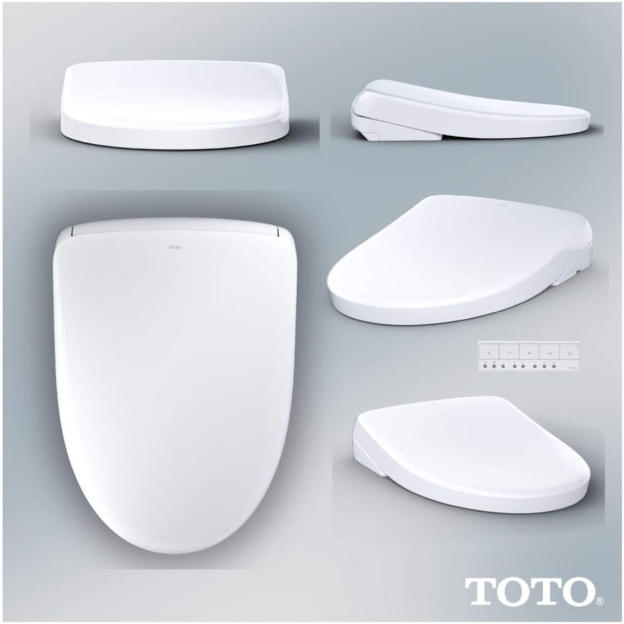 [SW4726] TOTO S7 Washlet Elongated Bidet Toilet Seat With EWater & Manual Classic/Contemporary Lid