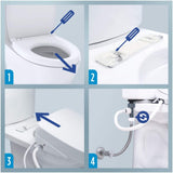 [SW4734AT40#01] TOTO S7A Washlet Elongated Bidet Toilet Seat With EWater And Classic Contemporary Lid