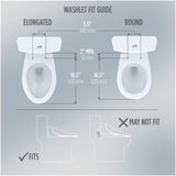 [SW4734AT40#01] TOTO S7A Washlet Elongated Bidet Toilet Seat With EWater And Classic Contemporary Lid
