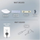 [SW4736AT40#01] TOTO S7A Washlet Elongated Bidet Toilet Seat With EWater And Auto Open/Close Contemporary Lid
