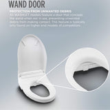 [SW4736AT40#01] TOTO S7A Washlet Elongated Bidet Toilet Seat With EWater And Auto Open/Close Contemporary Lid