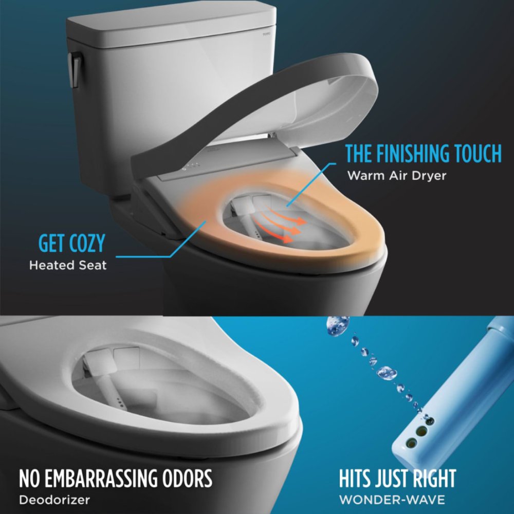[SW573#01] TOTO Washlet S300E Round Soft Close Bidet Seat