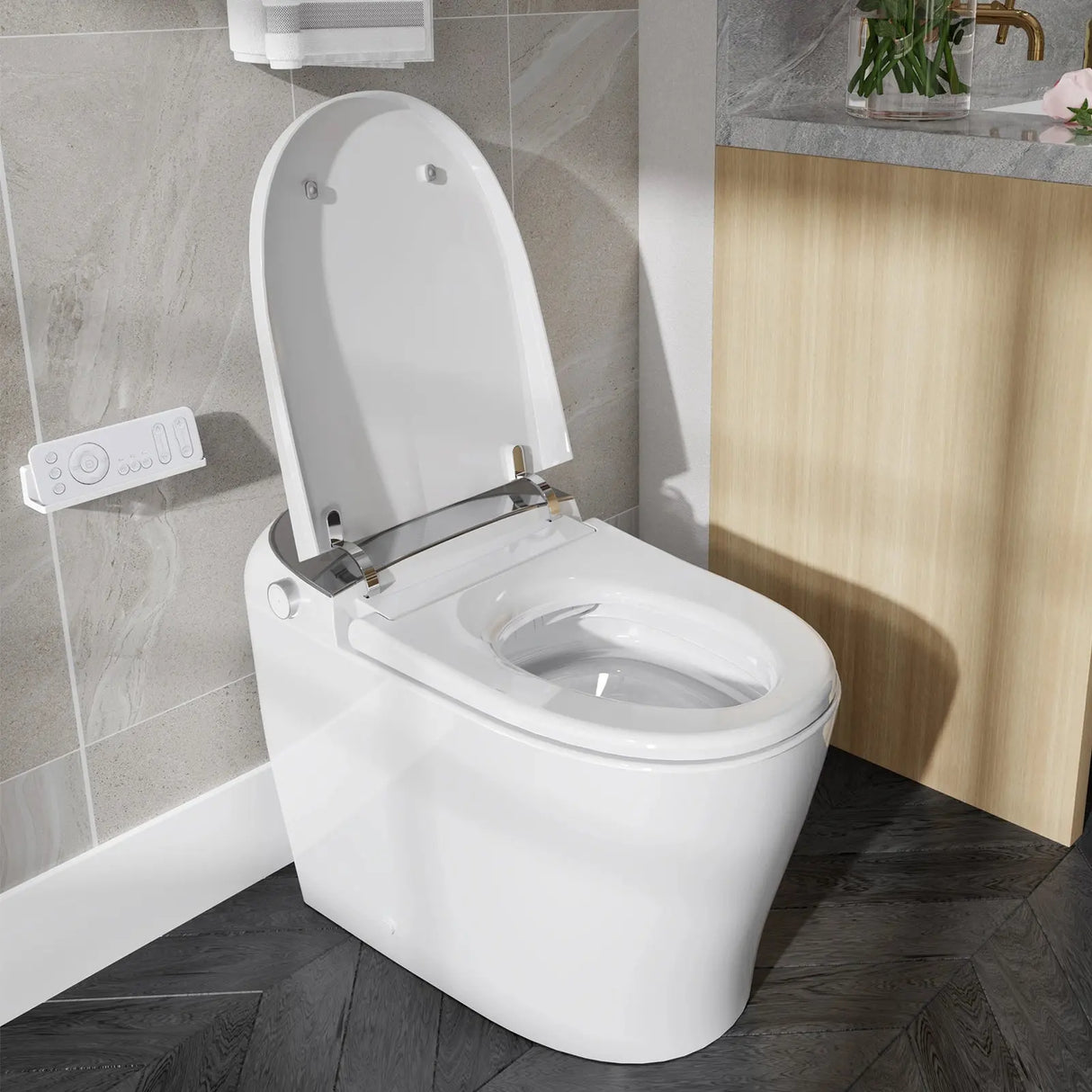 Latest HOROW T03 Tankless Smart Toilet with Power-Off Flush