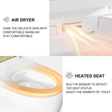Best Quality HOROW T03 Smart Toilet with Golden Button for 12 Inch Rough In