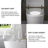 Best Quality HOROW T03 Smart Toilet with Golden Button for 12 Inch Rough In