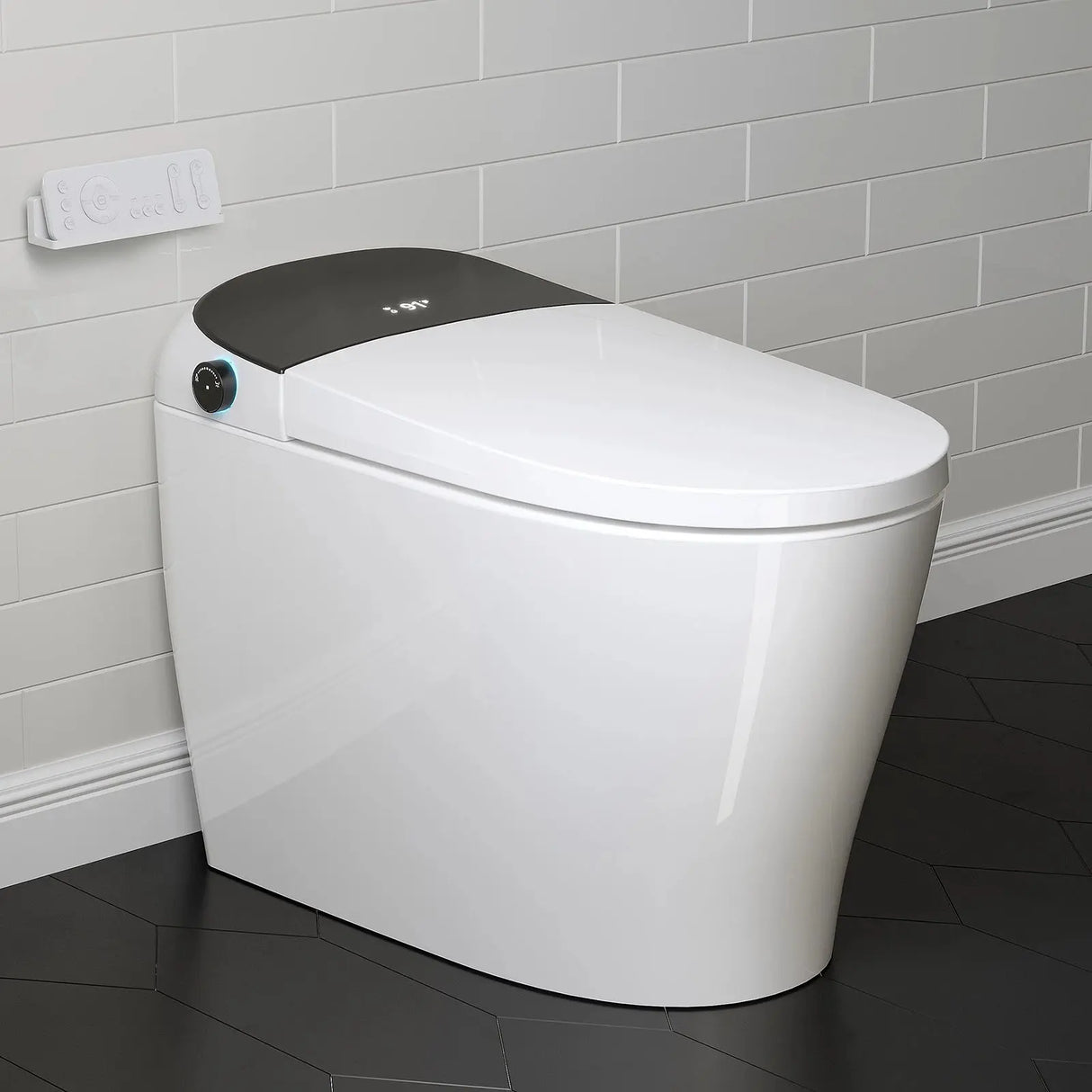 Wholesale HOROW T03B Black Smart Toilet with Single Flush