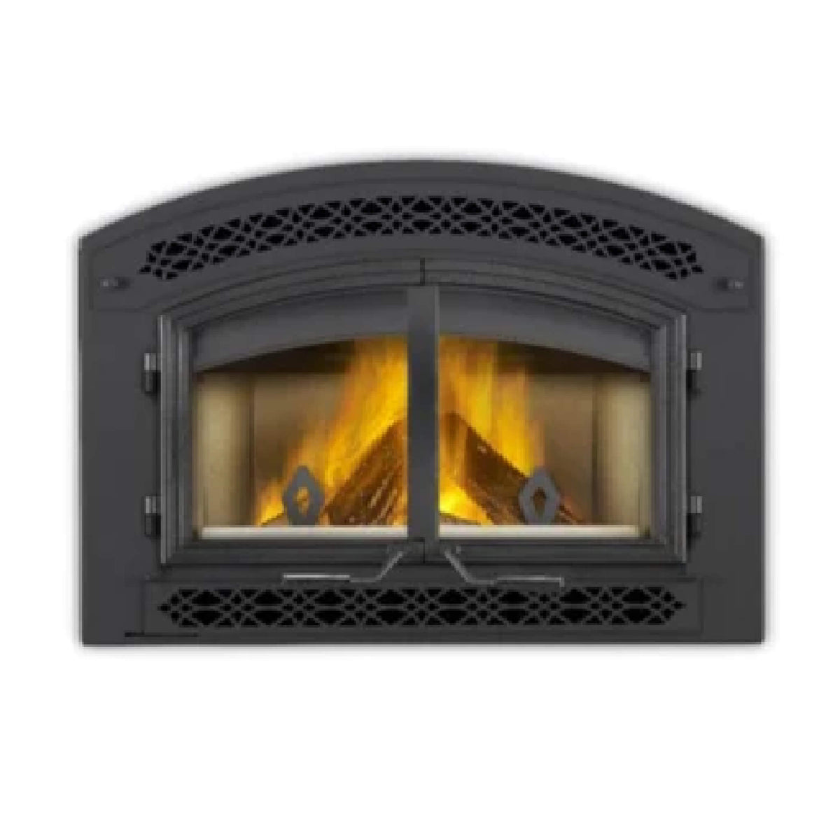Timberwolf Wood Burning Fireplace With Cast Iron Front Doors [TZ3000H]