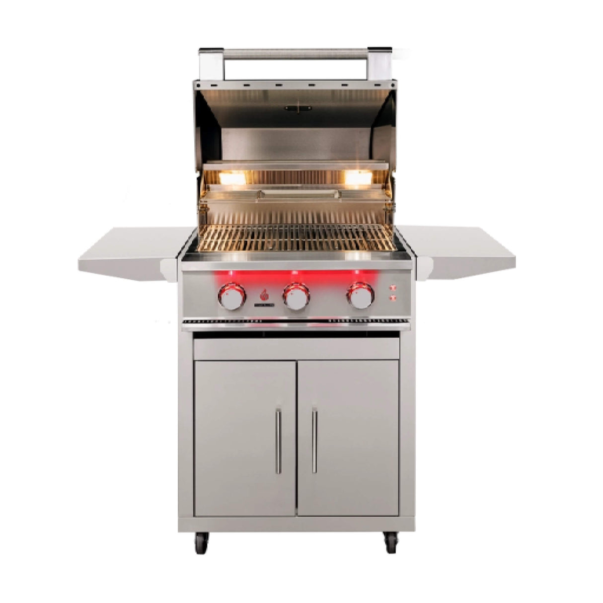 TrueFlame Built-In Stainless Steel Freestanding Gas Grills With Deluxe Cart [TF25/32/40]