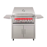 TrueFlame Built-In Stainless Steel Freestanding Gas Grills With Deluxe Cart [TF25/32/40]