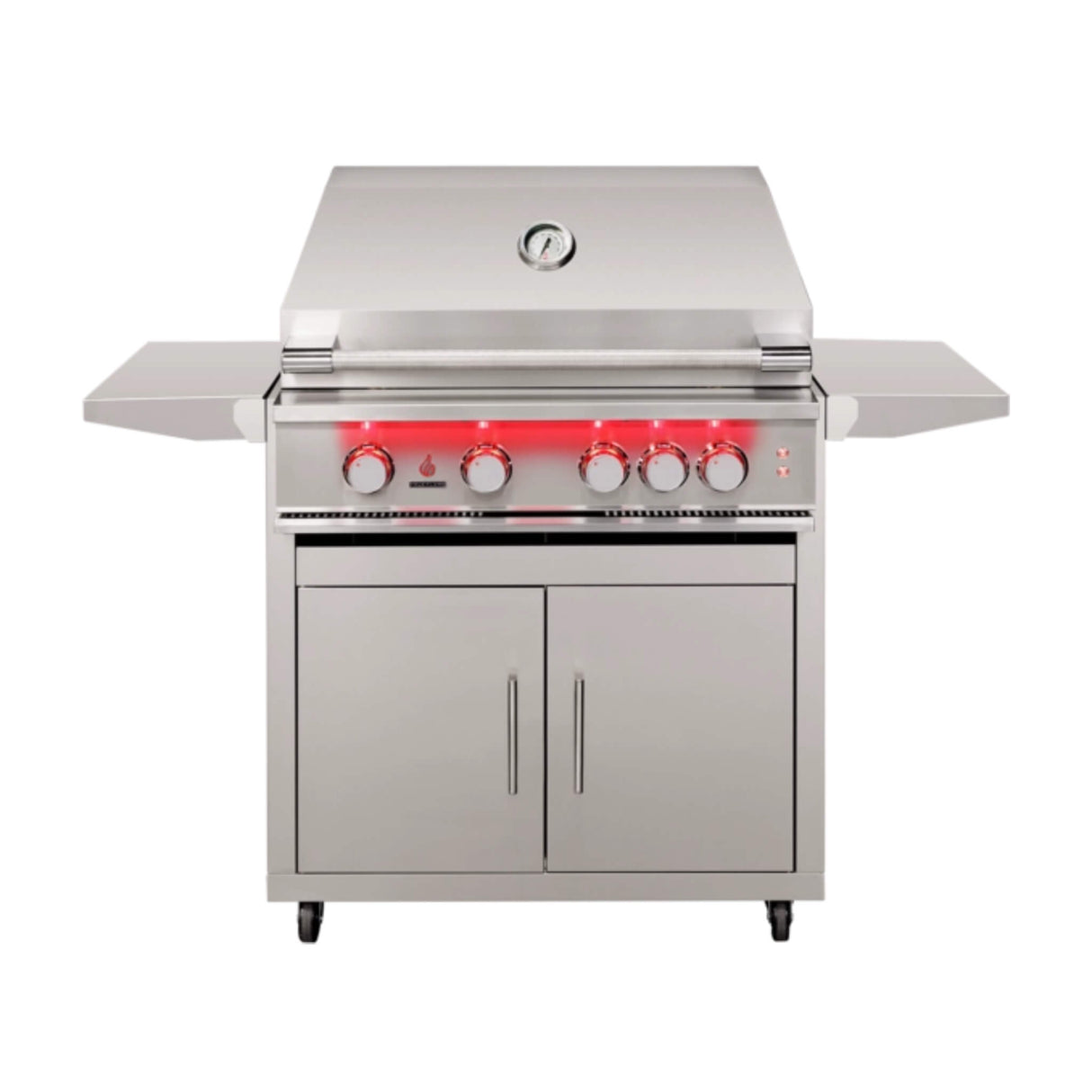 TrueFlame Built-In Stainless Steel Freestanding Gas Grills With Deluxe Cart [TF25/32/40]