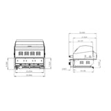 TrueFlame E-Series Built-In Stainless Steel Gas Grill [TFE25/32]