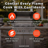 TrueFlame E-Series Built-In Stainless Steel Gas Grill [TFE25/32]