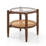 Modern Living Room Set: Loveseat Armchair Side Table & Coffee Table
