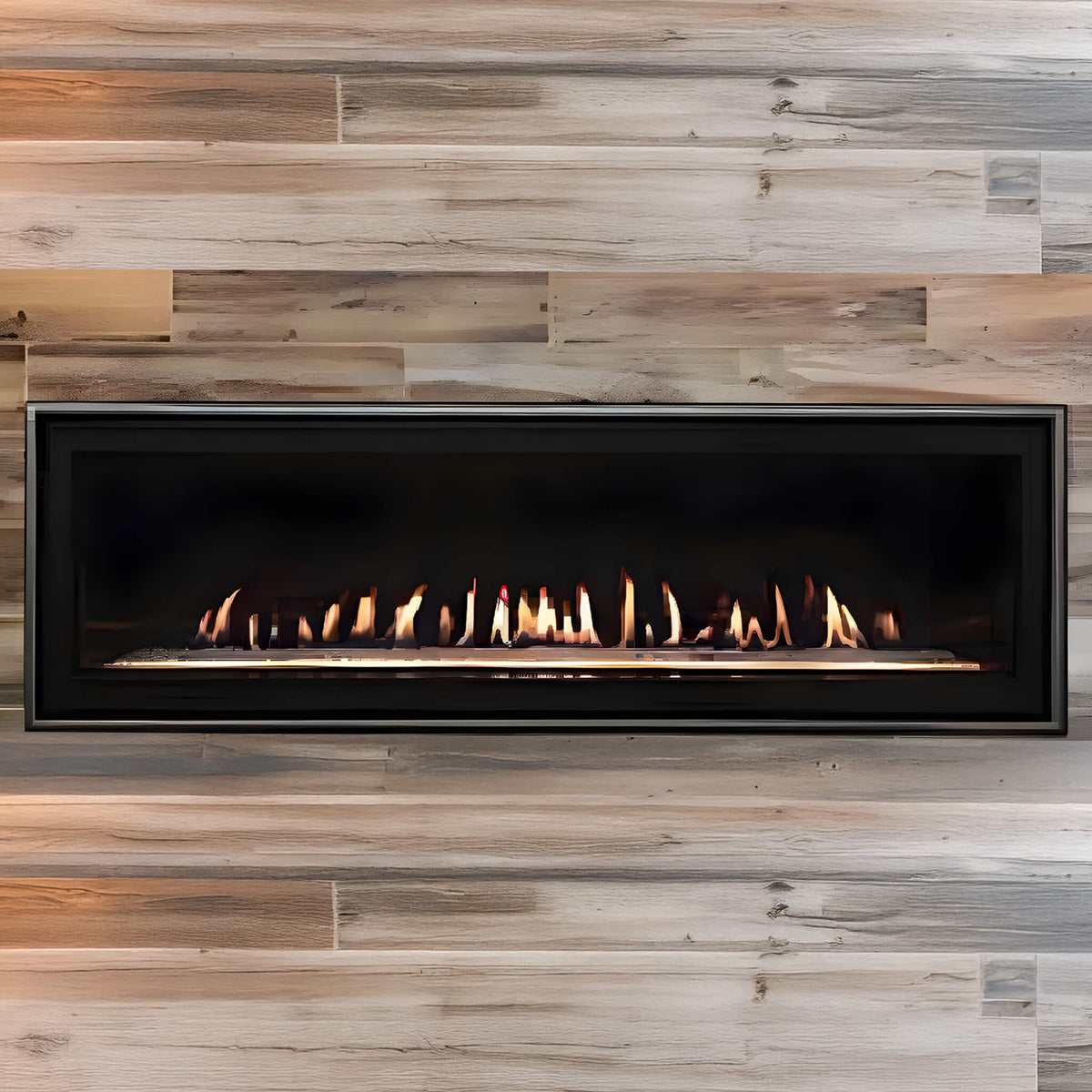 White Mountain Hearth (Empire) Boulevard 60-Inch Direct Vent Contemporary Linear Fireplace [DVLL60BP90N/P]