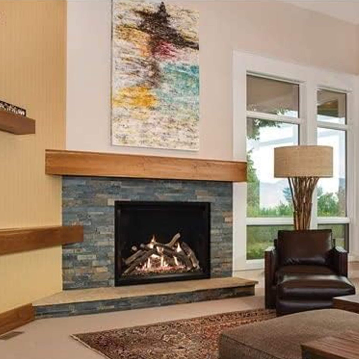 White Mountain Hearth (Empire) Rushmore 36-Inch TruFlame Clean Face Natural Gas Direct Vent Fireplace [DVCT36CBP95N]