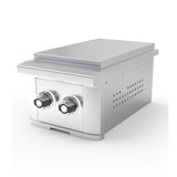 Wildfire Outdoor Living Ranch Pro 14-Inch Stainless Steel Double Side Burner [WFDBLSBRN-BSS/SS] (SAK64352)