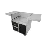 Wildfire Outdoor Living Black Stainless Steel Outdoor Grill Cart (SAK98231)